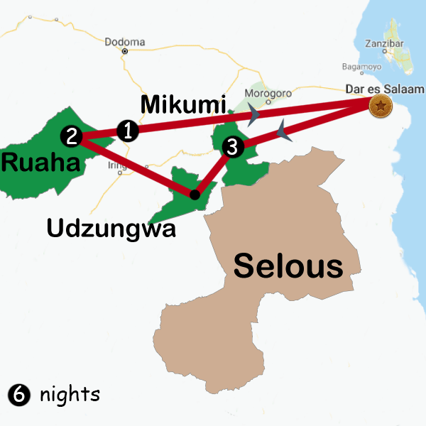 Southern-Tanzania-Safari-Itinerary